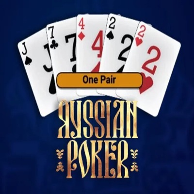 Russian Poker by OneTouch Games, showcased at elite-spins.de – game logo